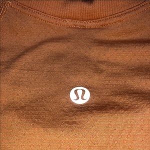 Orange Lululemon Swifty Tech Short Sleeve size 4